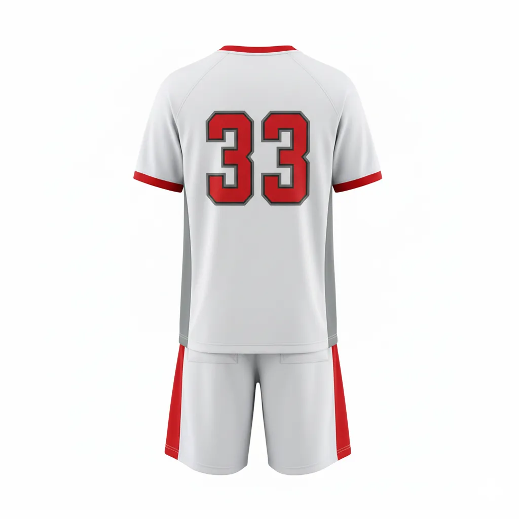 Custom Flag Football Uniform Sets - Back View - HAMCO