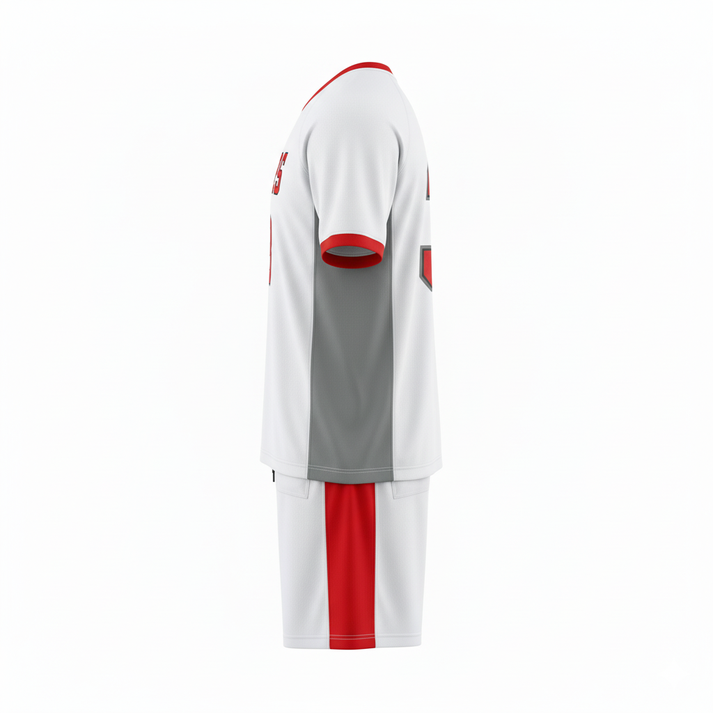 Custom Flag Football Uniform Sets - Side View - HAMCO Sports Inc.