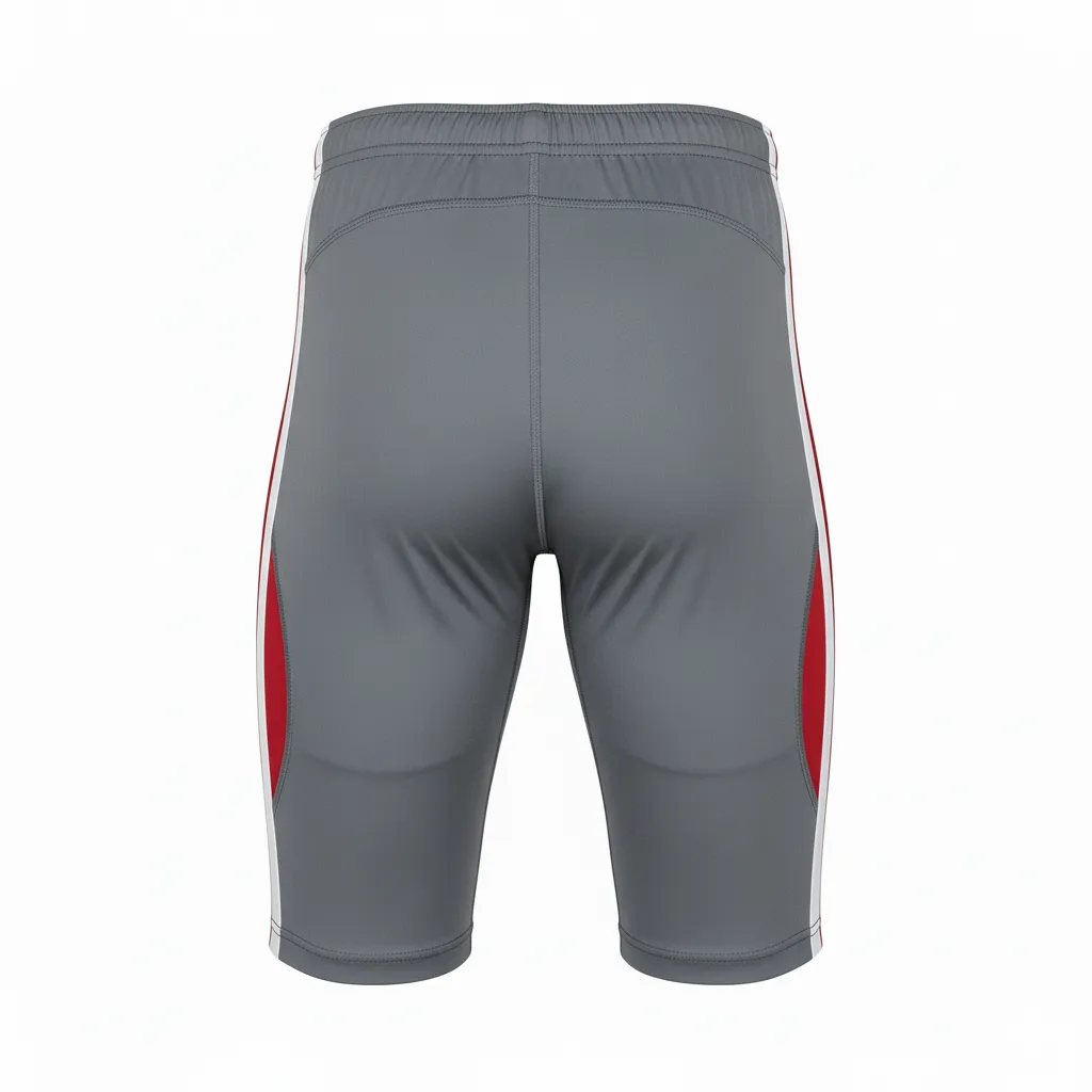 Custom Flag Football Compression Pants - Back View - HAMCO