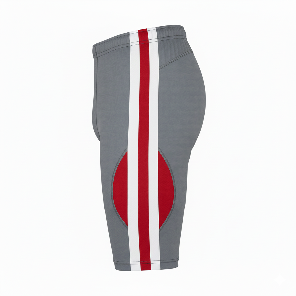 Custom Flag Football Compression Pants - Side View - HAMCO Sports Inc.