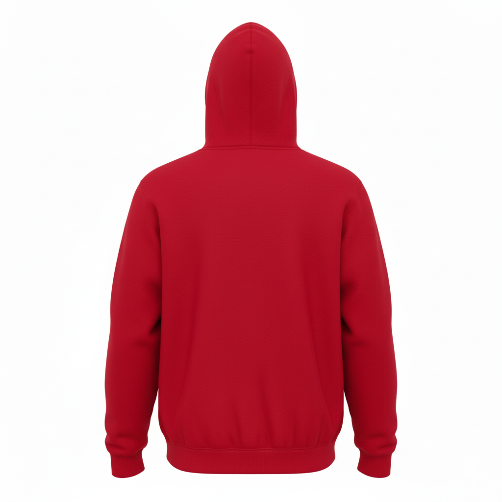 Custom Flag Football Pullover Hoodies - Back View - HAMCO Sports Inc.