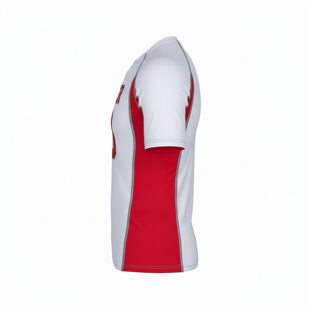 Custom Football Compression Shirt - Side View - HAMCO Sports Inc.