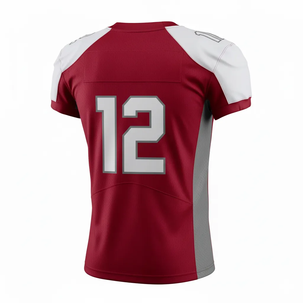 Custom Football Practice Jerseys - Back View - HAMCO