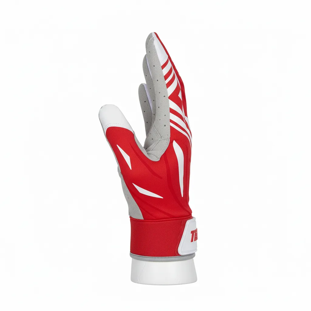 Custom Football Receiver Gloves - Side View - HAMCO
