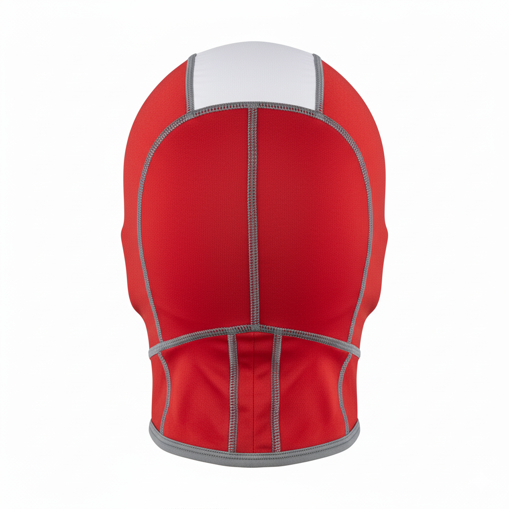 Custom Football Skull Cap - Back View - HAMCO Sports Inc.