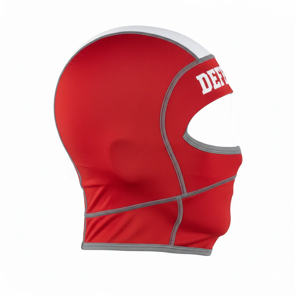 Custom Football Skull Cap - Side View - HAMCO