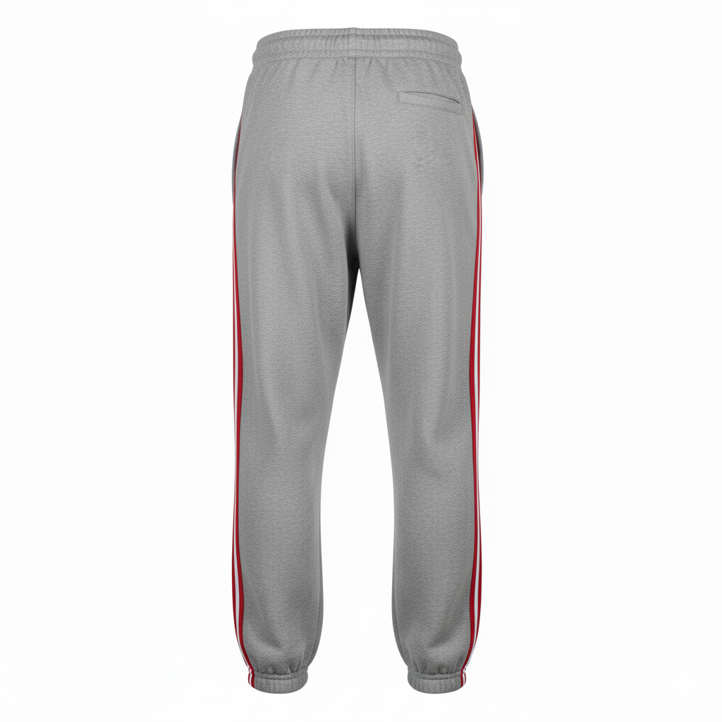 Custom Football Sweatpants - Back View - HAMCO Sports Inc.