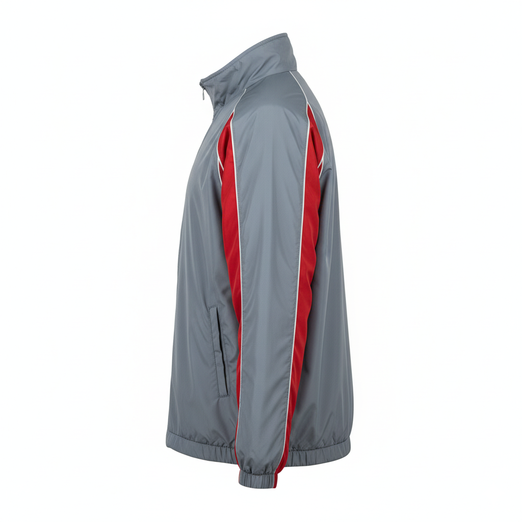 Custom Football Windbreaker Jacket - Side View - HAMCO Sports Inc.