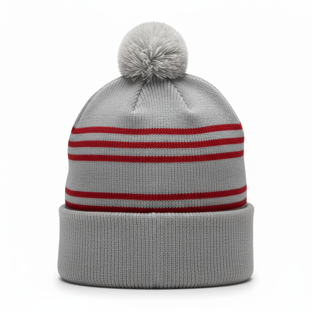 Custom Ice Hockey Beanie - Back View - HAMCO Sports Inc.