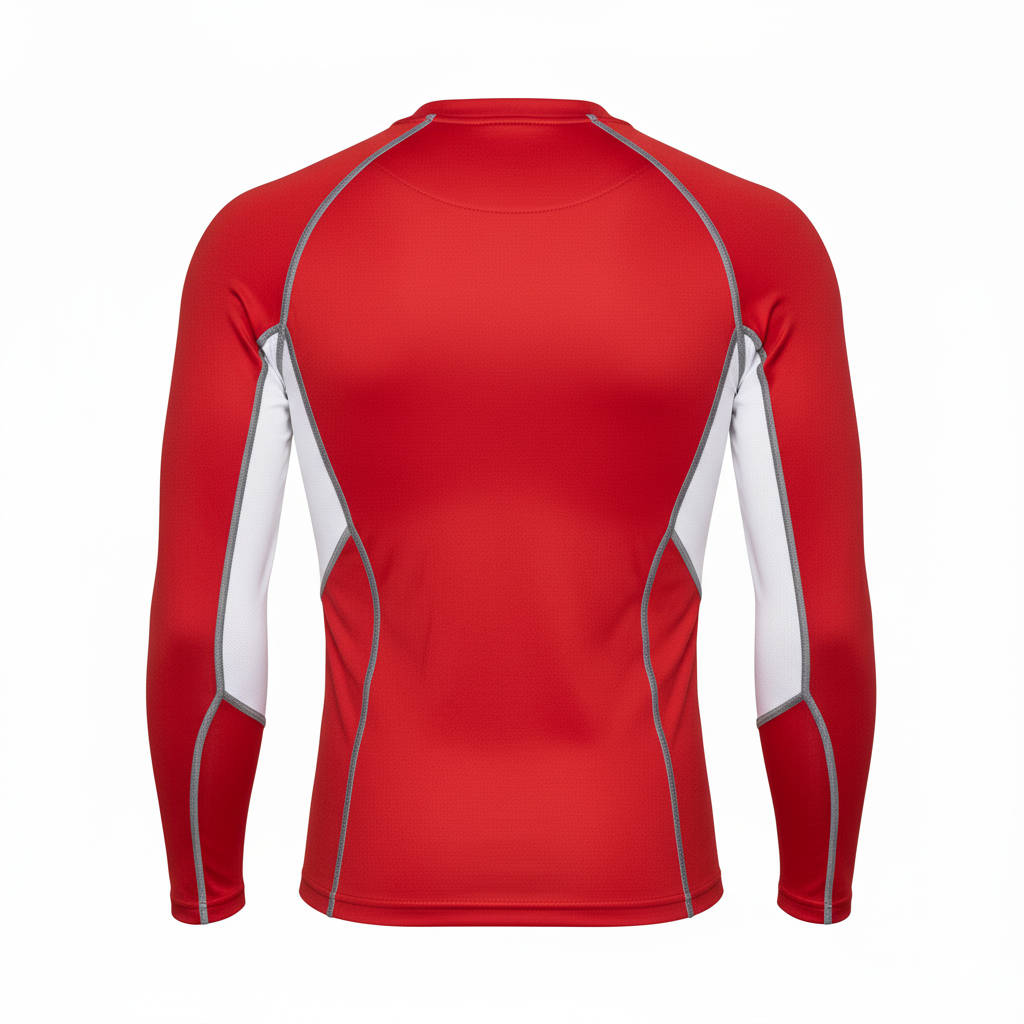 Custom Ice Hockey Compression Base Layer - Back View - HAMCO Sports Inc.