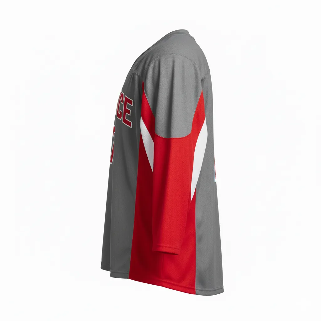 Custom Ice Hockey Practice Jersey - Side View - HAMCO