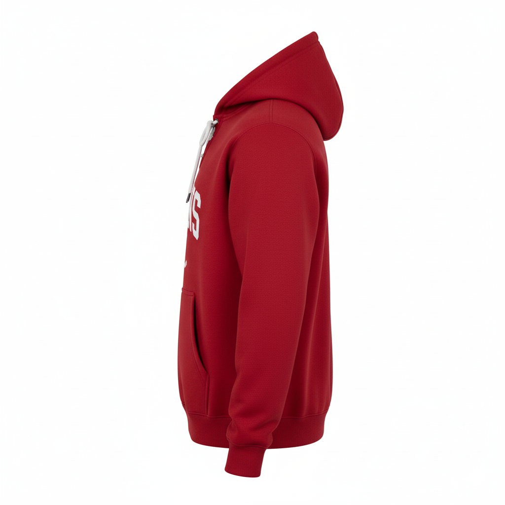Custom Ice Hockey Pullover Hoodie - Side View - HAMCO Sports Inc.