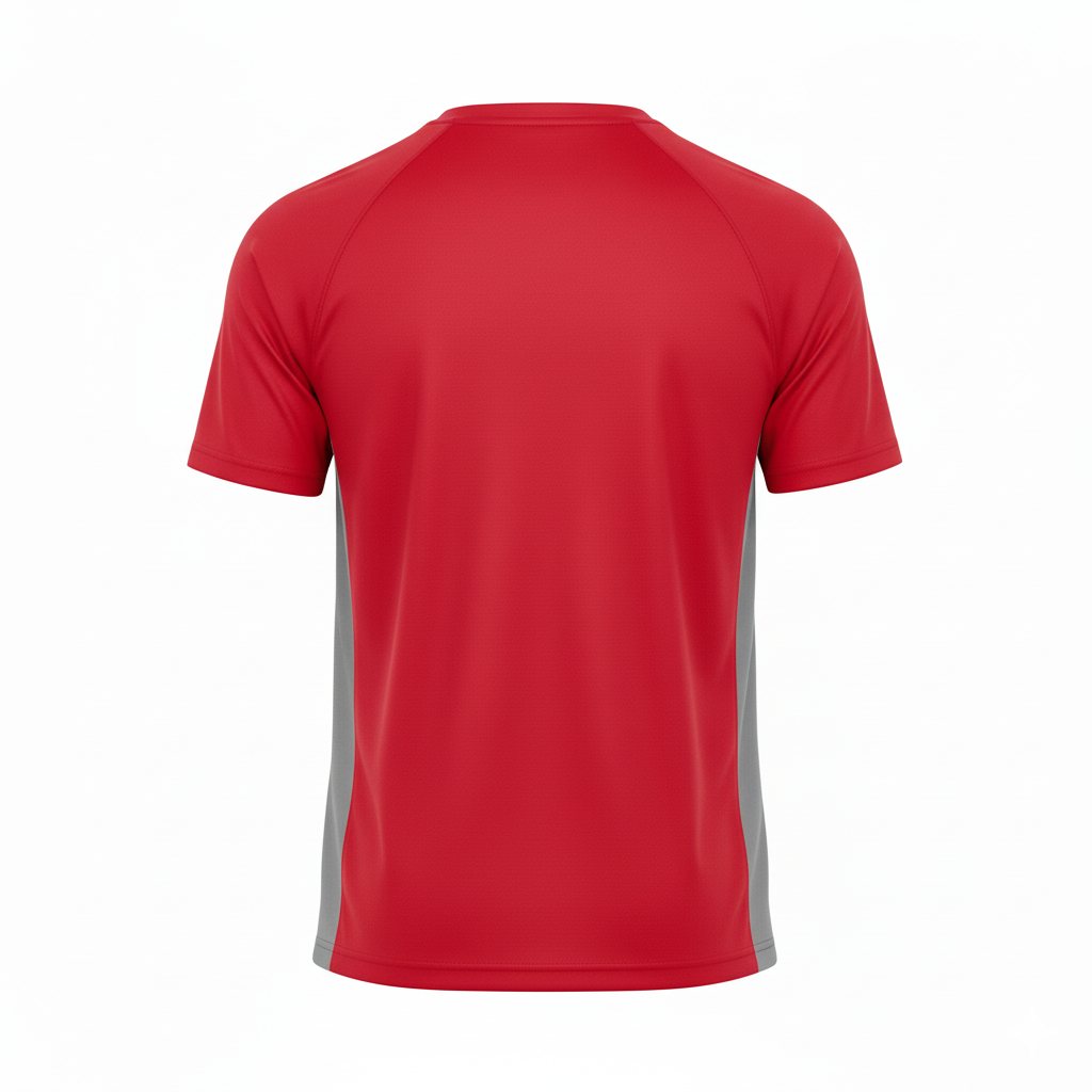 Custom Ice Hockey Short Sleeve T-Shirt - Back View - HAMCO Sports Inc.