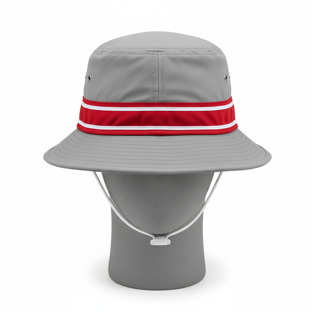 Custom Lacrosse Bucket Hat - Back View - HAMCO Sports Inc.