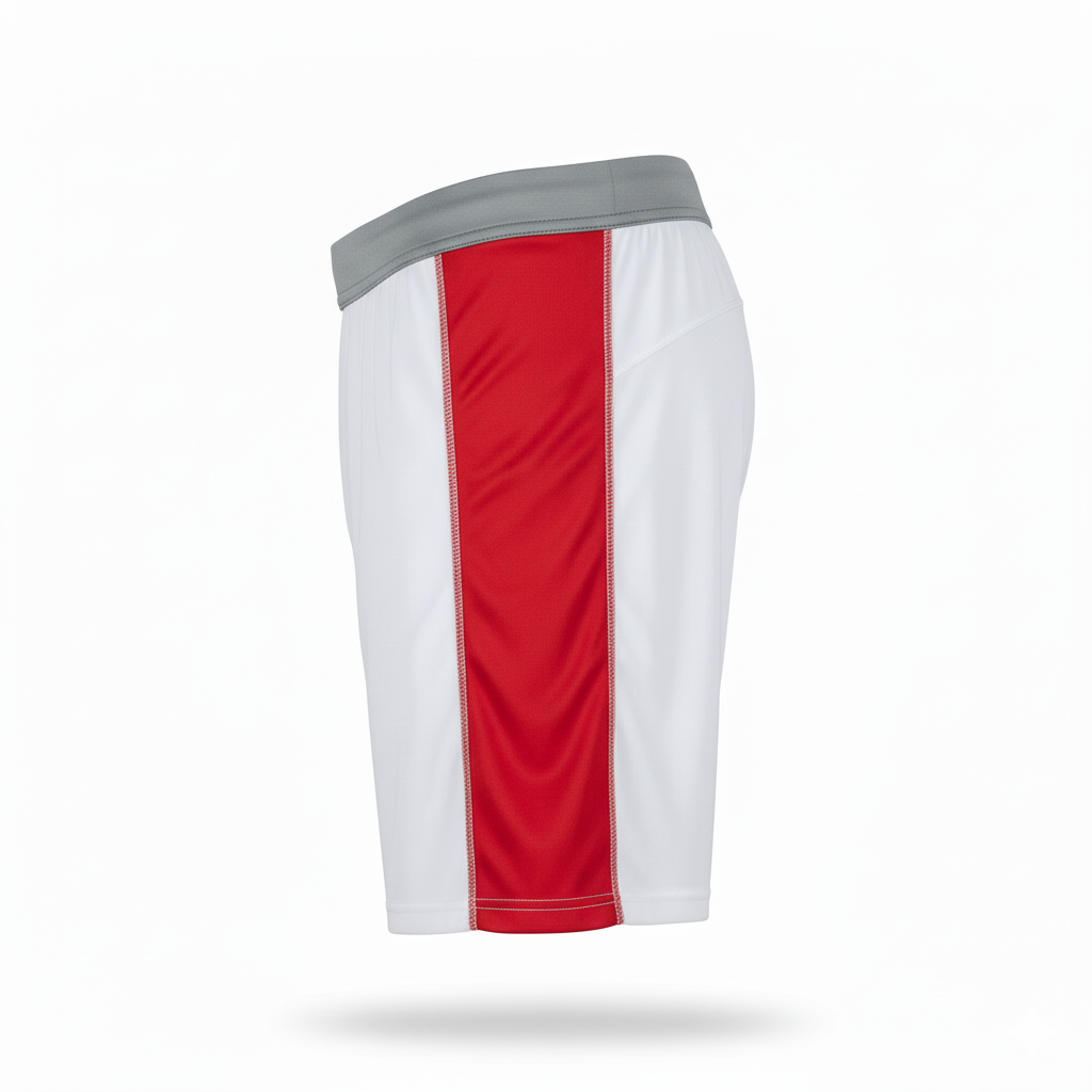 Custom Lacrosse Compression Shorts - Side View - HAMCO Sports Inc.