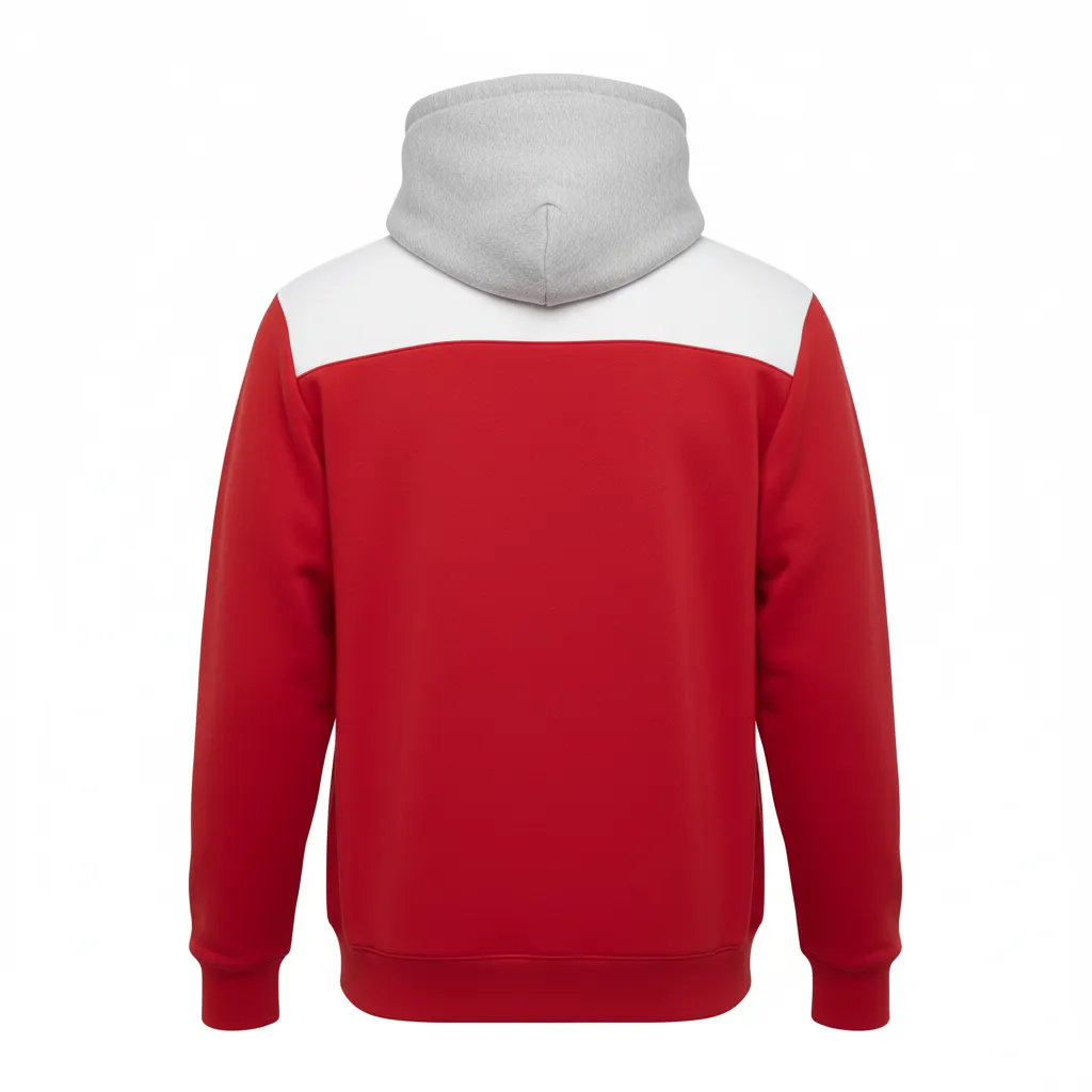 Custom Lacrosse Pullover Hoodie - Back View - HAMCO