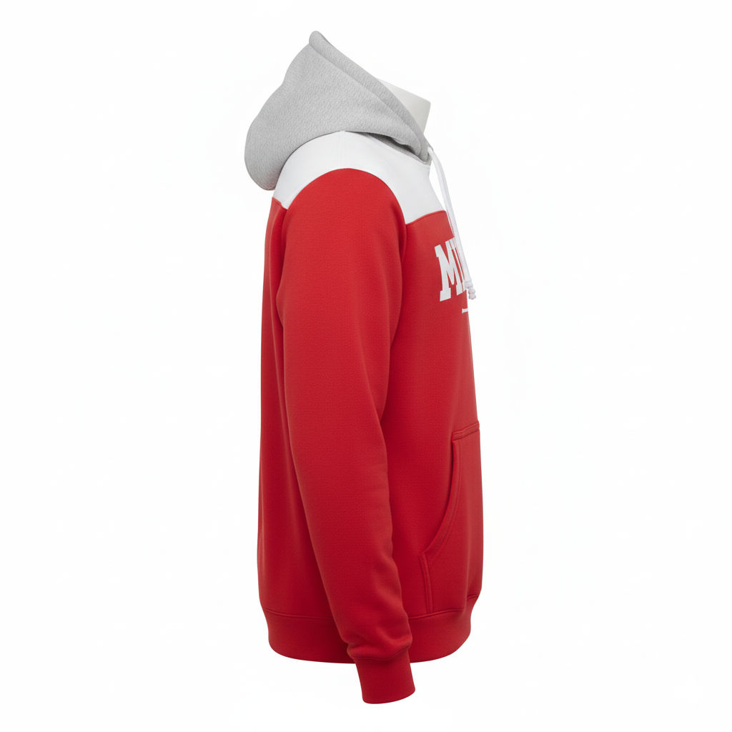 Custom Lacrosse Pullover Hoodie - Side View - HAMCO Sports Inc.