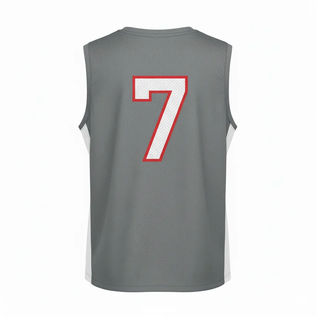 Custom Sleeveless Lacrosse Jersey - Back View - HAMCO