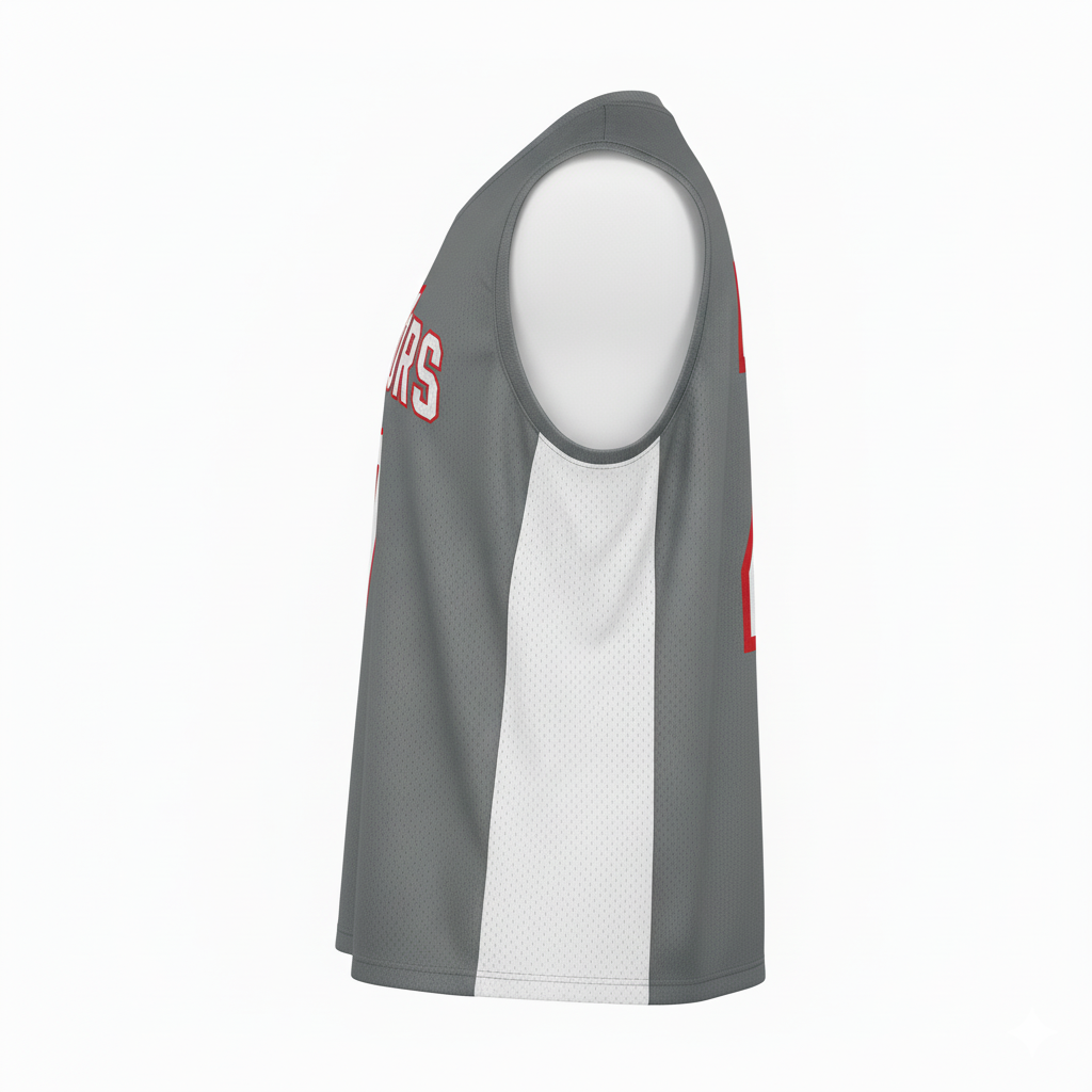 Custom Sleeveless Lacrosse Jersey - Side View - HAMCO Sports Inc.