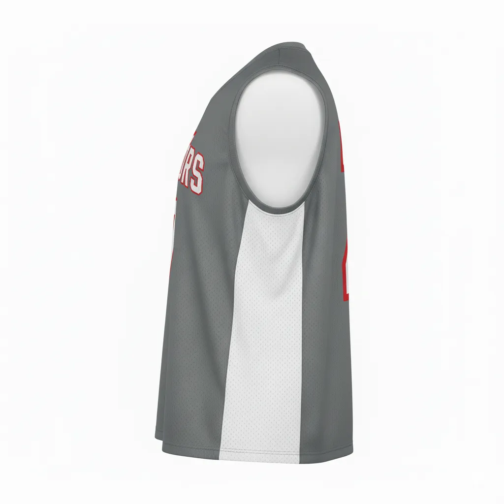 Custom Sleeveless Lacrosse Jersey - Side View - HAMCO