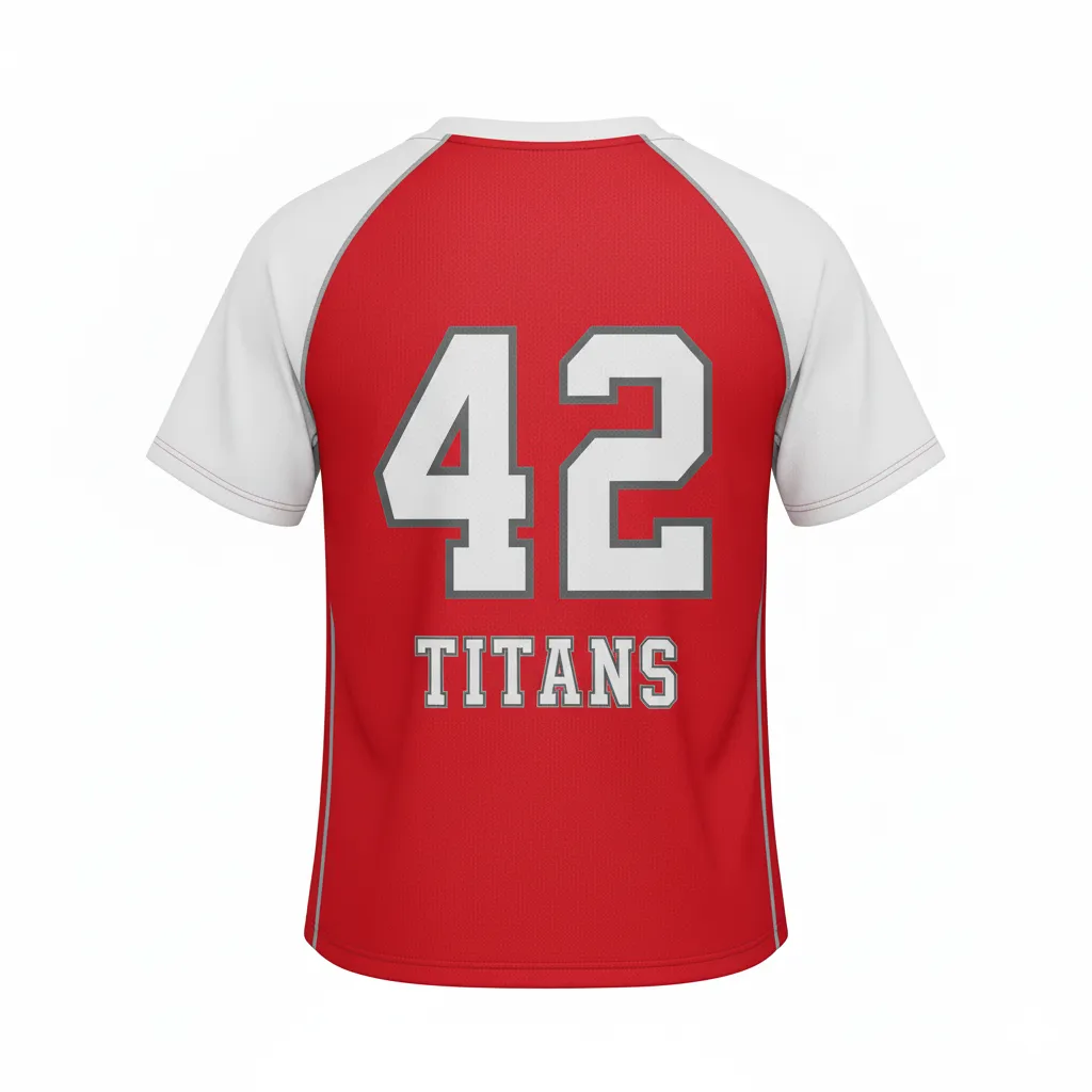 Custom Standard Lacrosse Jersey - Back View - HAMCO