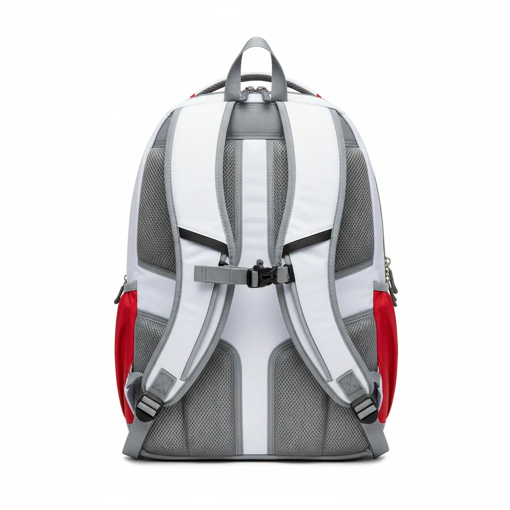 Custom Lacrosse Team Backpack - Back View - HAMCO