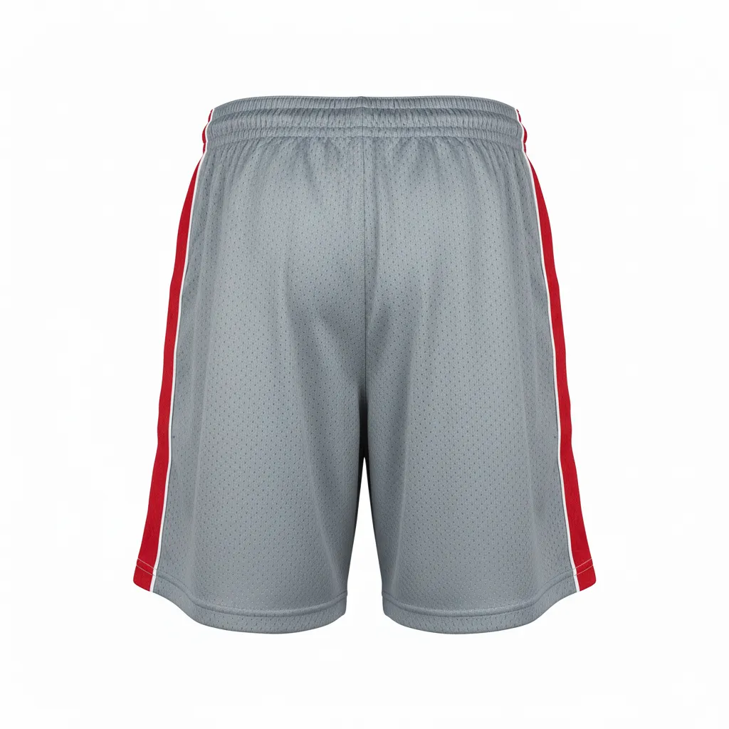 Custom Lacrosse Training Shorts - Back View - HAMCO