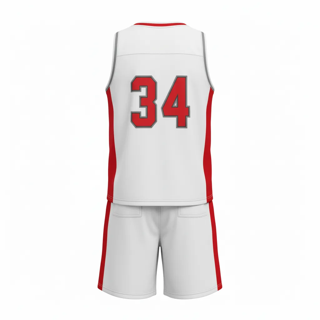 Custom Women's Lacrosse Uniform - Back View - HAMCO