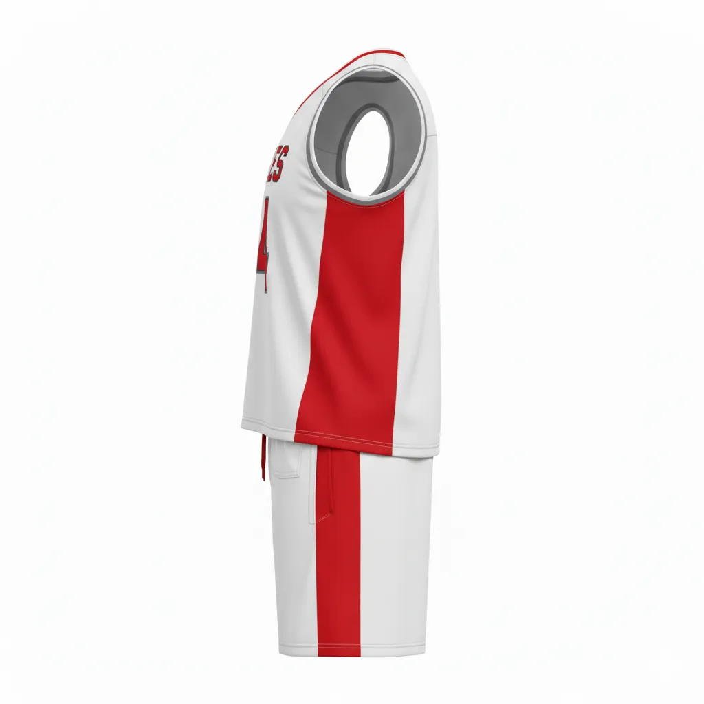 Custom Women's Lacrosse Uniform - Side View - HAMCO