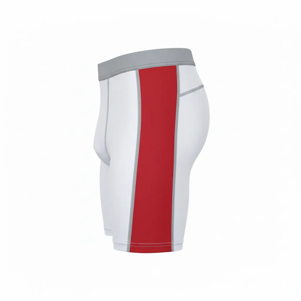 Custom Rugby Compression Shorts - Side View - HAMCO