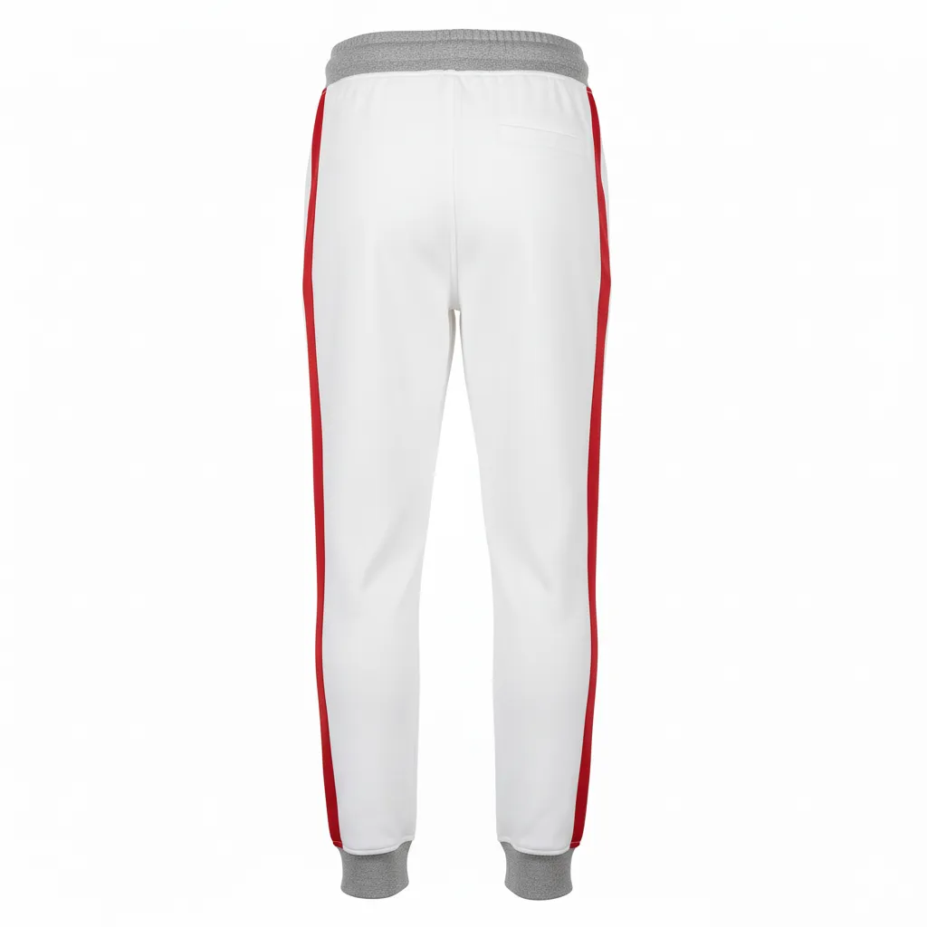 Custom Rugby Jogger Pants - Back View - HAMCO