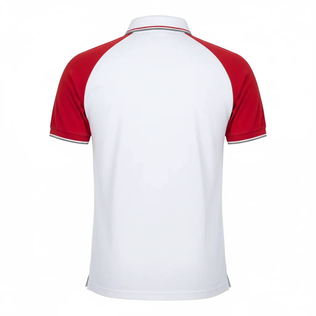Custom Rugby Polo Shirt - Back View - HAMCO
