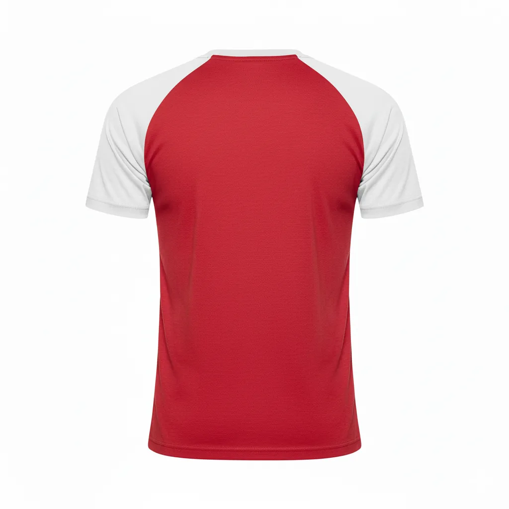 Custom Rugby Short-Sleeve T-Shirt - Back View - HAMCO