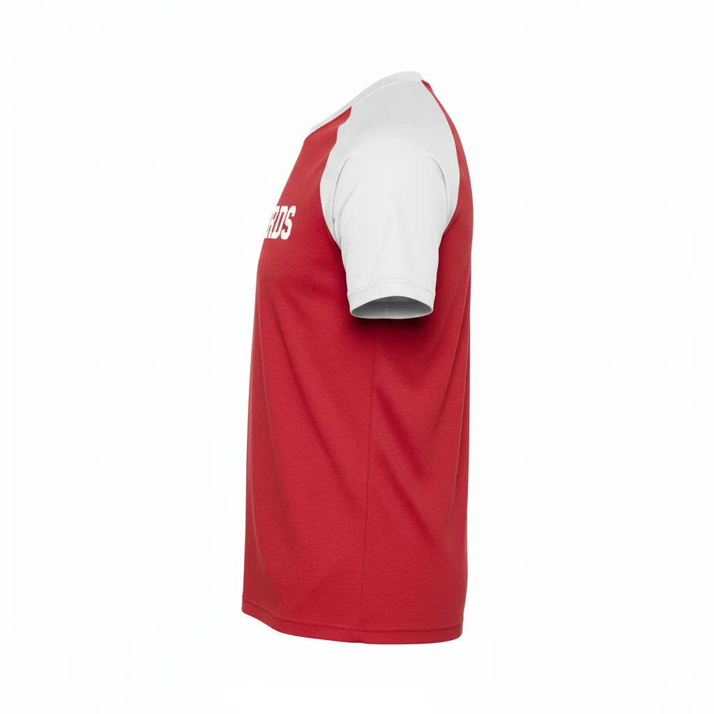 Custom Rugby Short-Sleeve T-Shirt - Side View - HAMCO