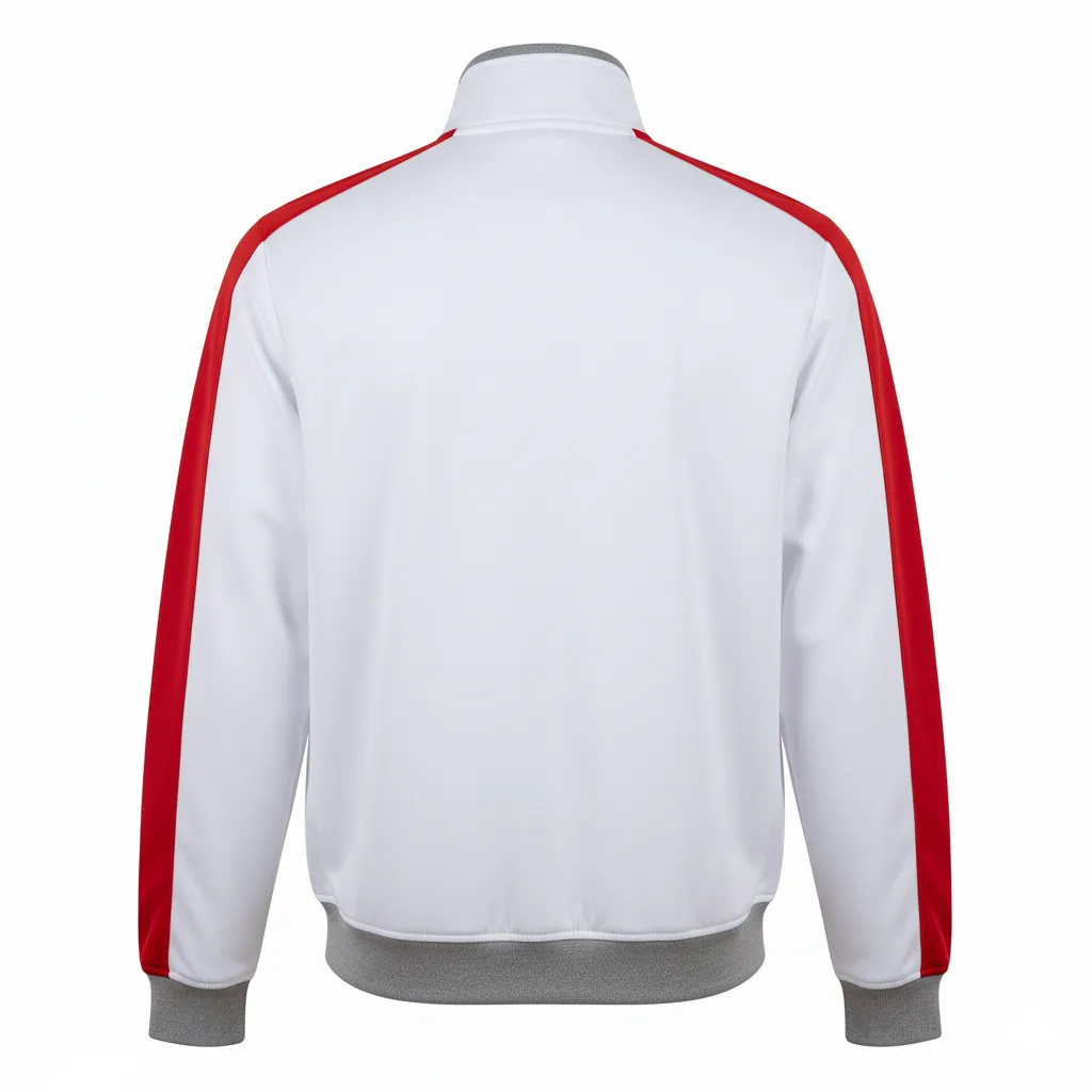 Custom Rugby Track Jacket - Back View - HAMCO