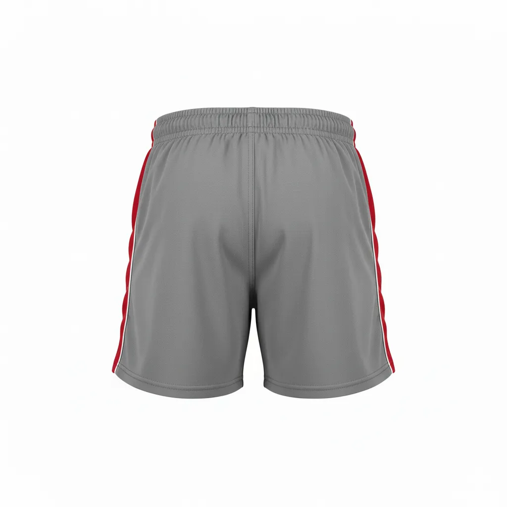 Custom Rugby Training Shorts - Back View - HAMCO