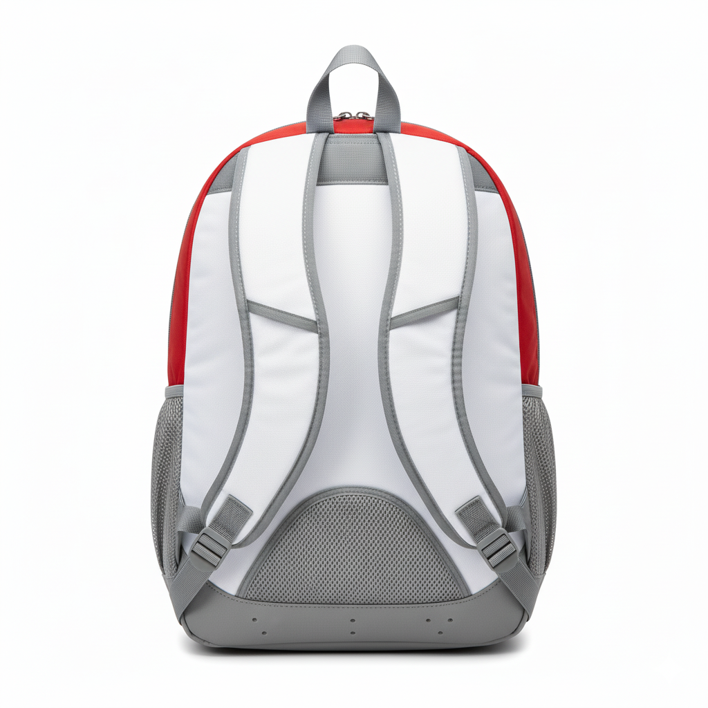 Custom Soccer Backpacks - Back View with Ventilated Straps