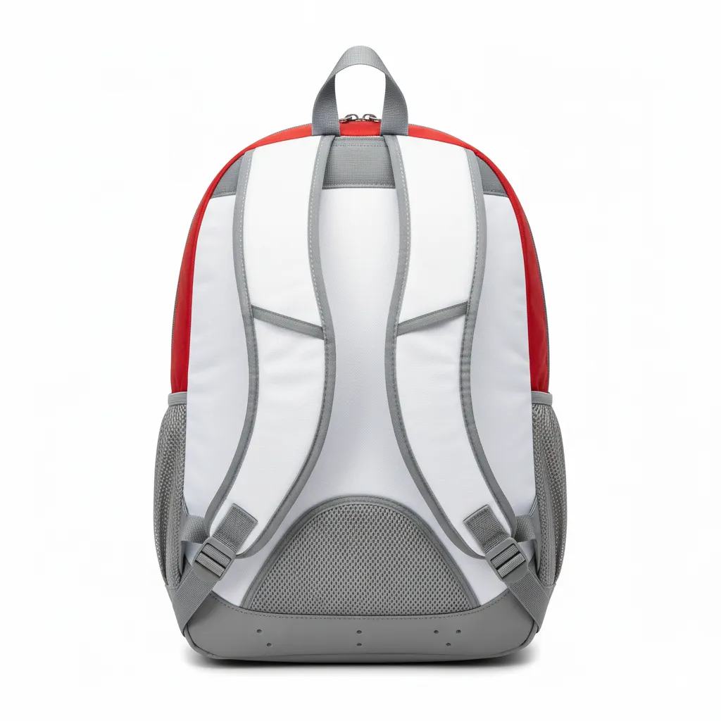 Custom Soccer Backpacks - Back View with Ventilated Straps