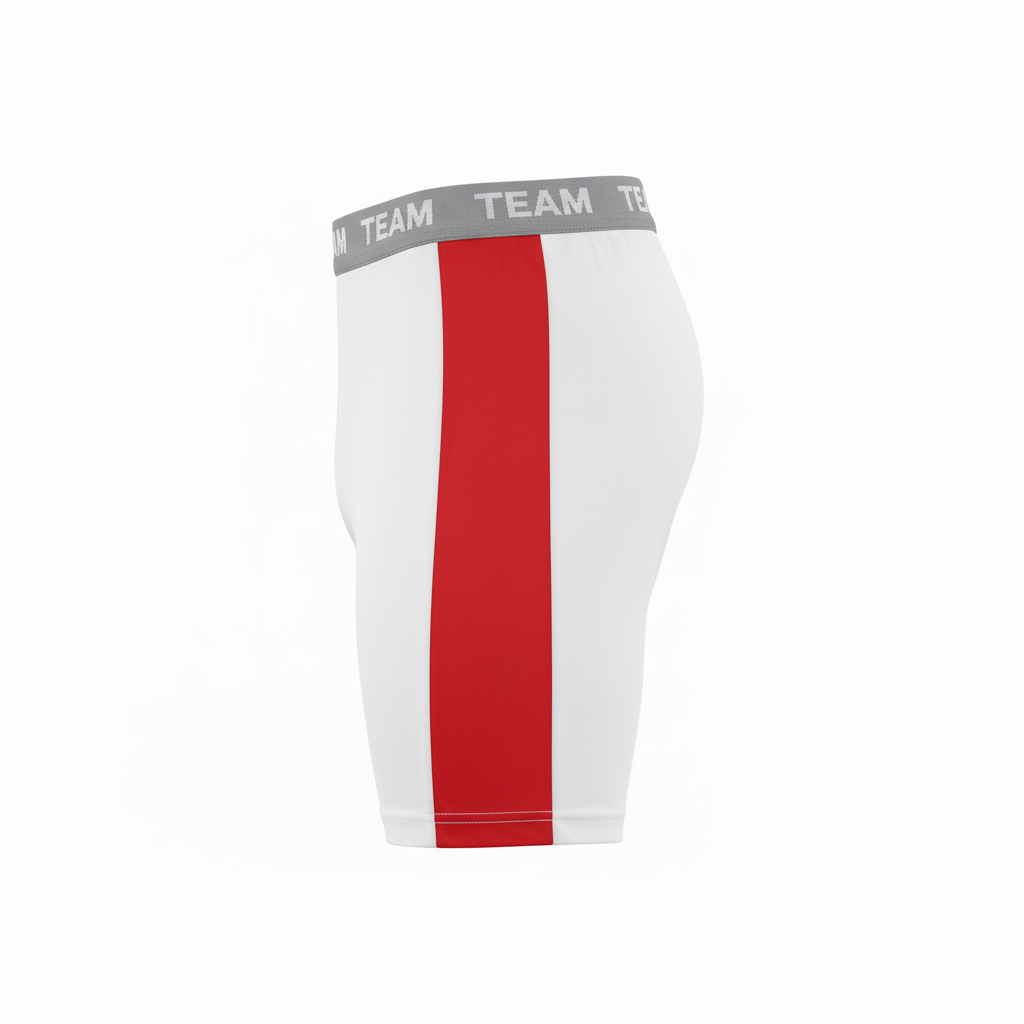 Custom Soccer Compression Shorts - Side View Showing Fit