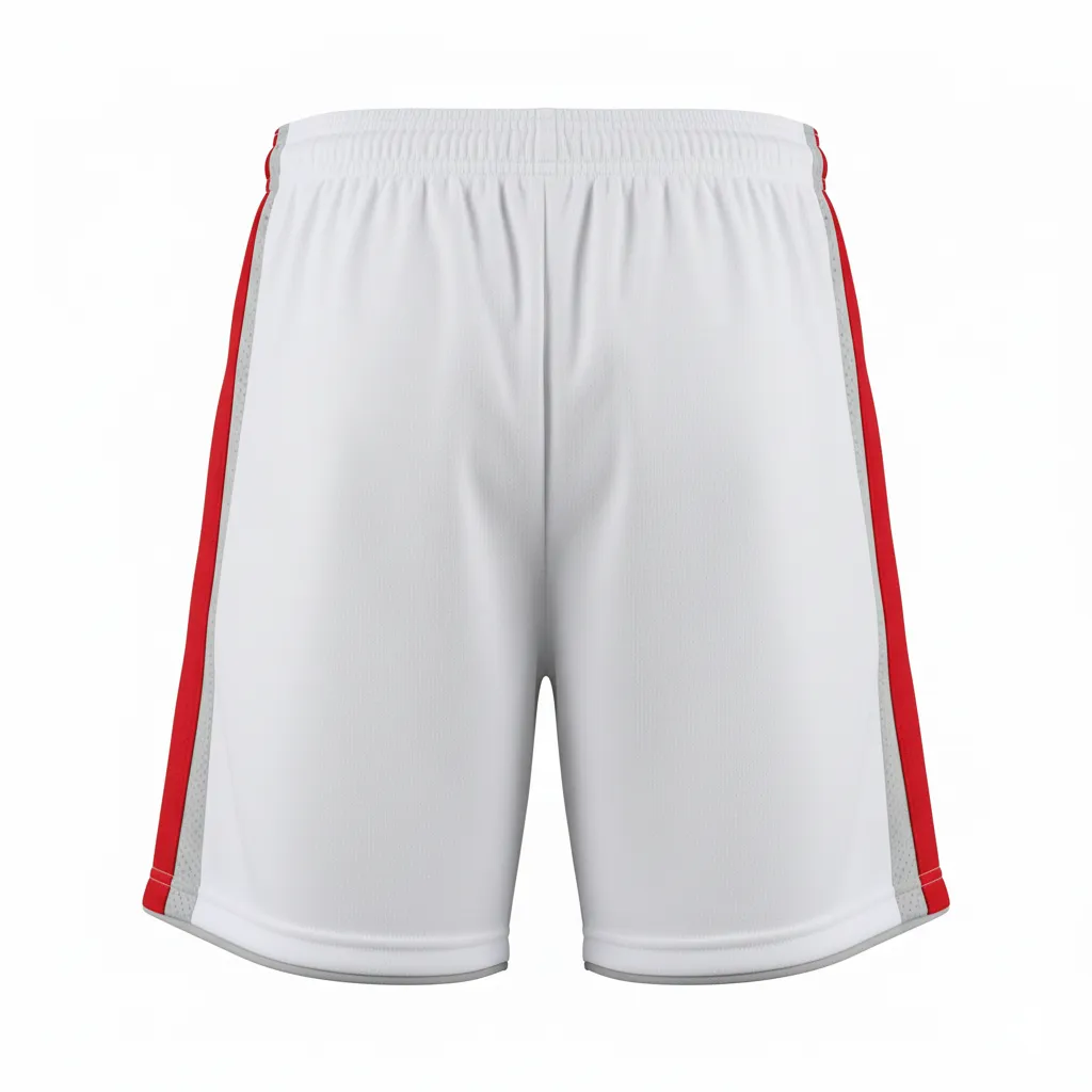 Custom Soccer Shorts - Back View with Team Number