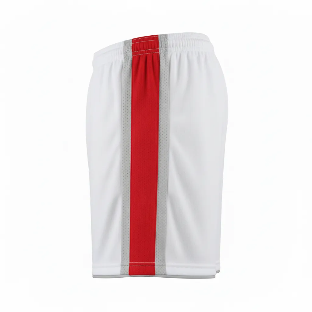Custom Soccer Shorts - Side View with Side Panels