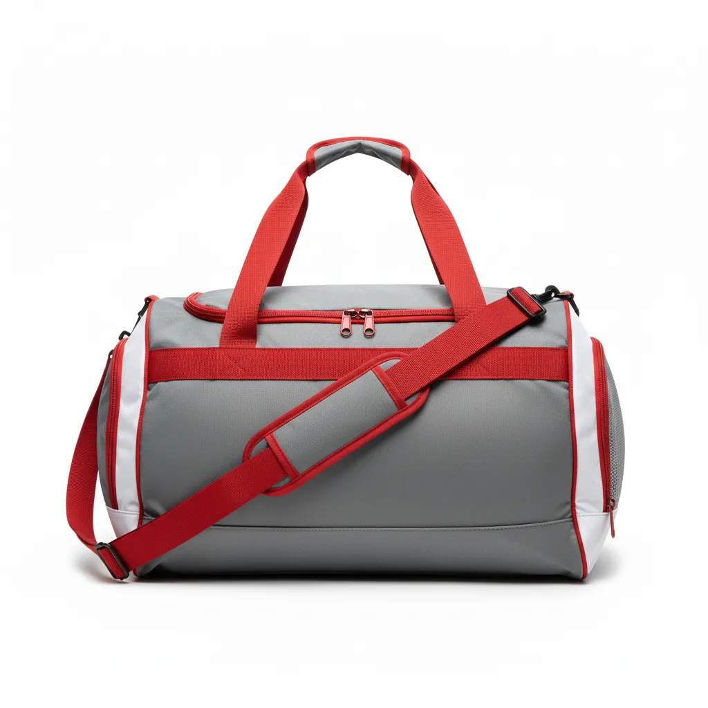 Custom Soccer Duffle Bags - Back View with Team Logo