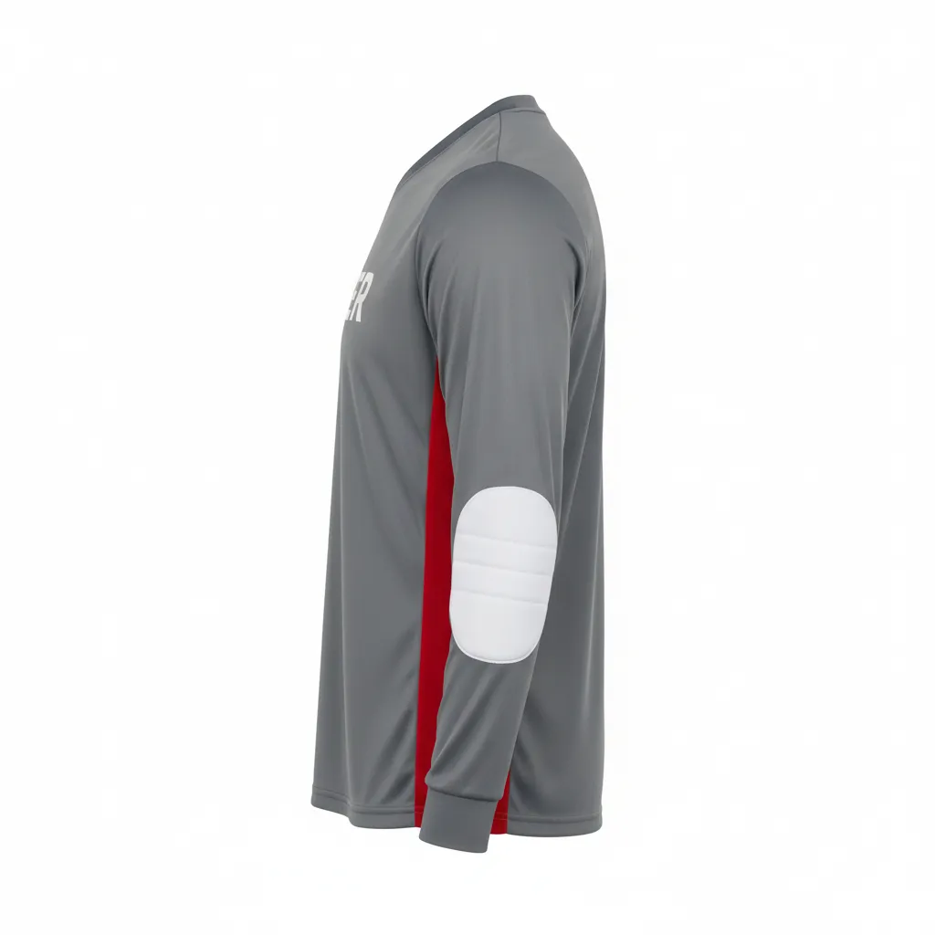 Custom Goalkeeper Jerseys - Side View Showing Padded Elbows