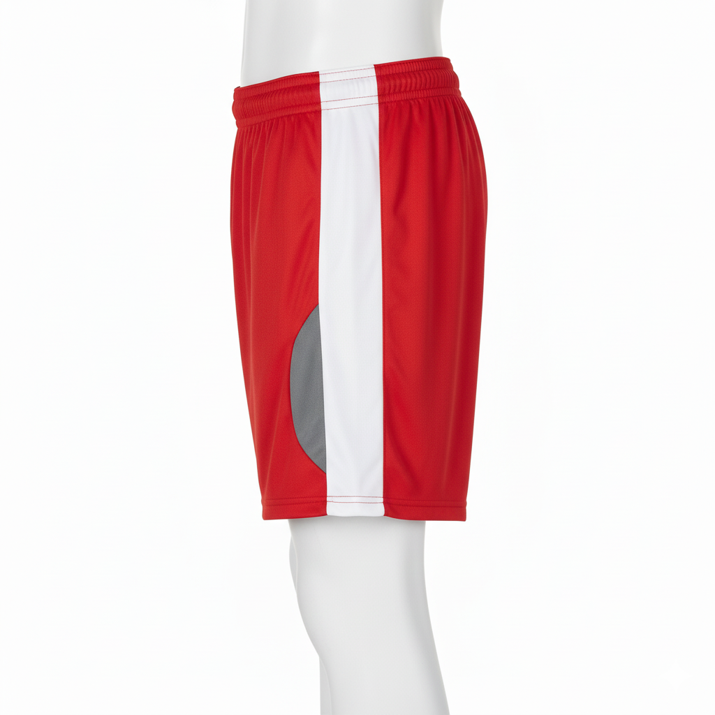 Custom Goalkeeper Padded Shorts - Side View Showing Thigh Protection