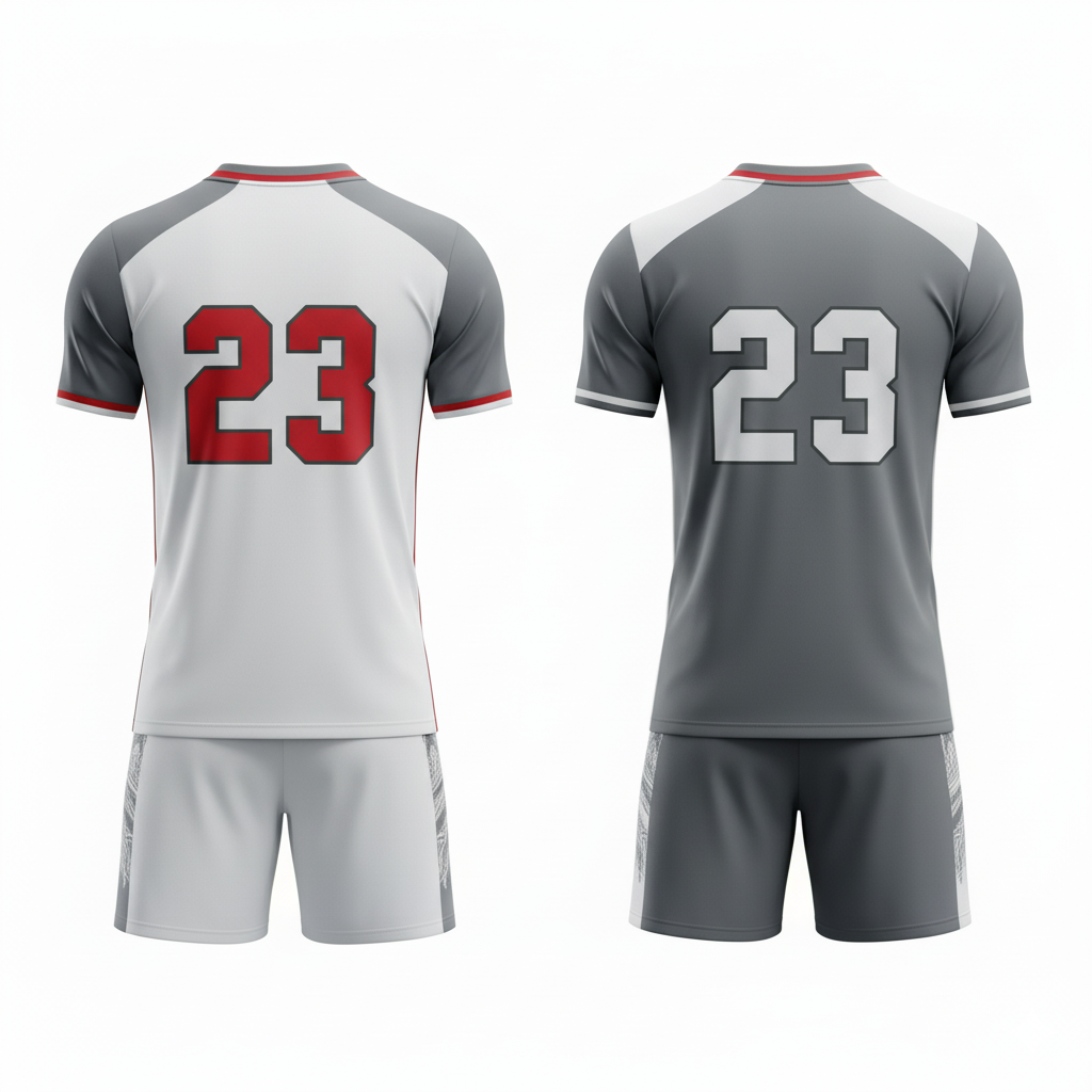 Custom Reversible Soccer Uniforms - Reverse Side Design