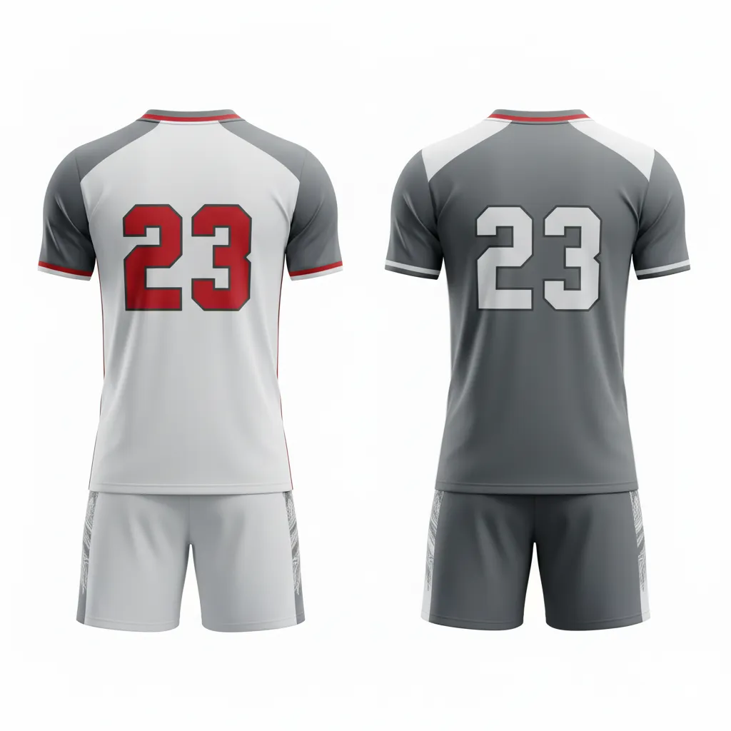 Custom Reversible Soccer Uniforms - Reverse Side Design