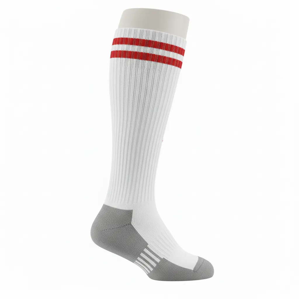 Custom Soccer Socks - Side Profile with Logo
