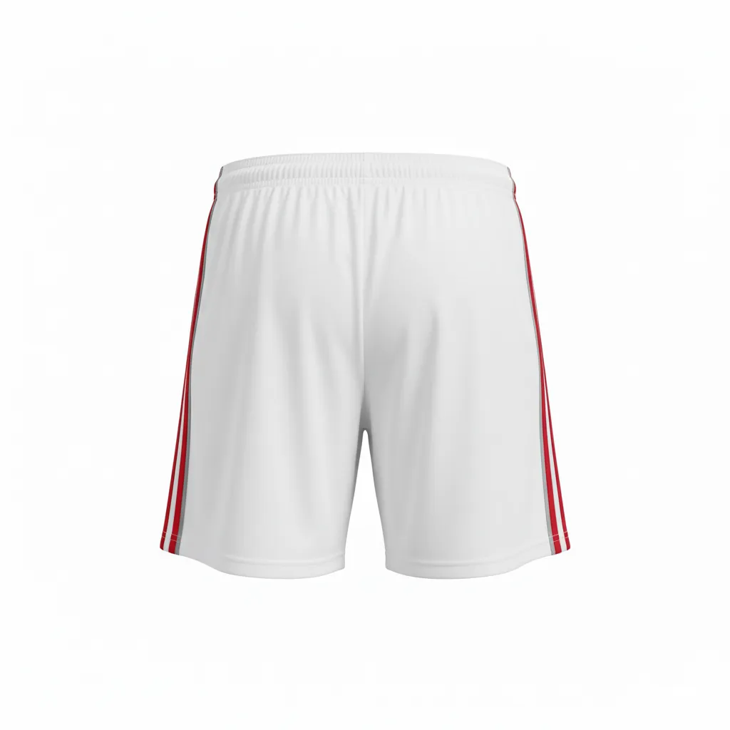 Custom Soccer Training Shorts - Back View Design