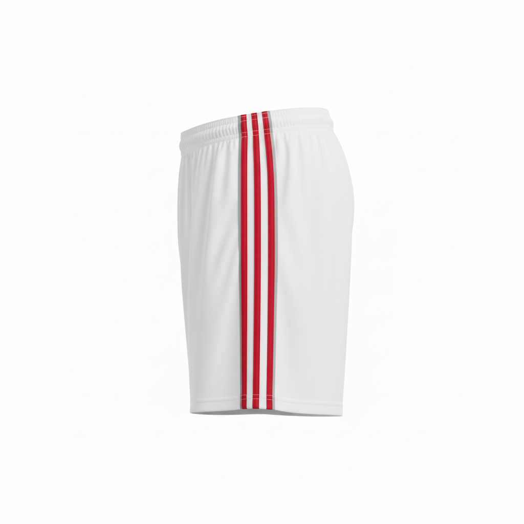 Custom Soccer Training Shorts - Side Profile
