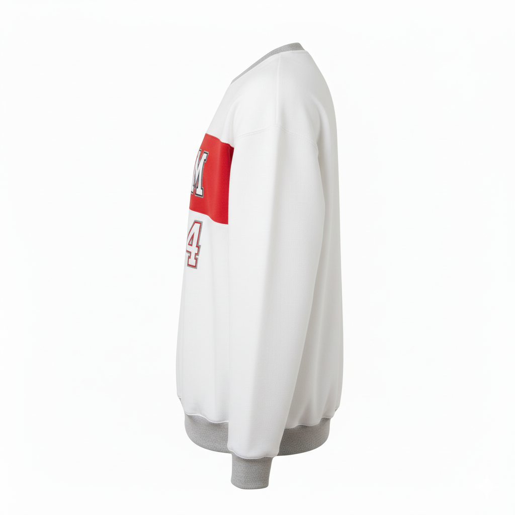 Custom Softball Crewneck Sweatshirt - Side View - HAMCO Sports Inc.